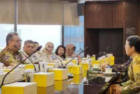 Foto: Pertemuan pengurus PROPAMI dengan Iman Rachman, Direktur Utama BEI, di Gedung Bursa SCBD Sudirman (22/1/24). (Doc.Ist)