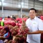 Kepala Badan Pangan Nasional (Bapanas) Arief Prasetyo Adi Meninjau produksi bawang merah  di Brebes, Jawa Tengah. (Dok. Tim Komunikasi Bapanas)