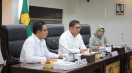Pertemuan antara Wamentan Sudaryono dan Kadin Indonesia di Kantor Pusat Kementerian Pertanian, Jakarta, Kamis (19/12/2024). (Dok. Kementerian Pertanian)